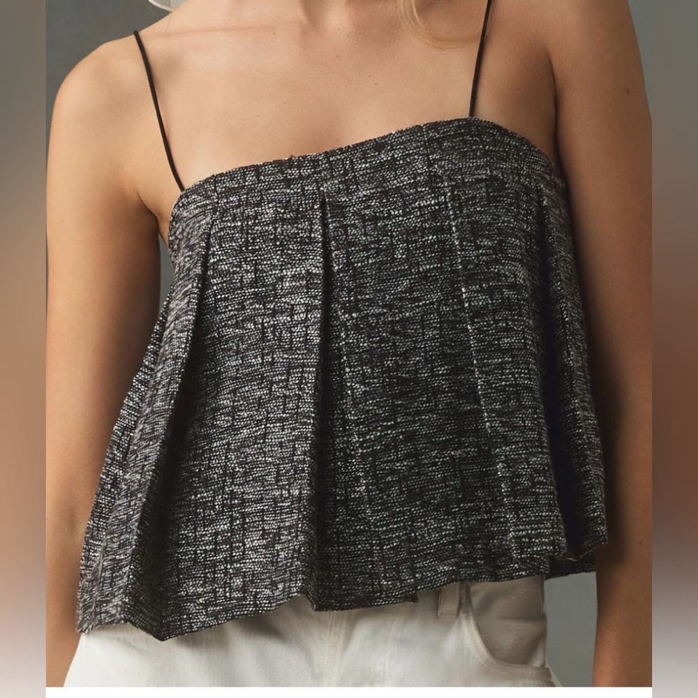 Sunday in Brooklyn Black and White Camisole